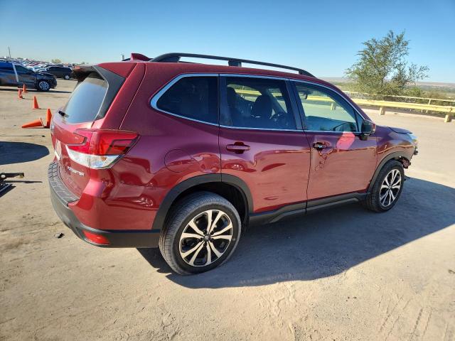 JF2SKASCXLH449841 - 2020 SUBARU FORESTER LIMITED RED photo 3