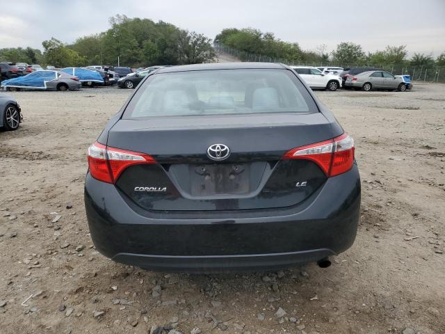 2T1BURHEXFC346475 - 2015 TOYOTA COROLLA L BLACK photo 6