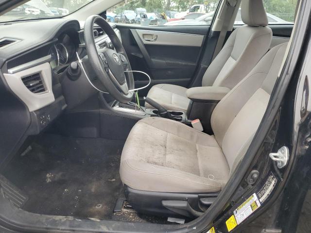 2T1BURHEXFC346475 - 2015 TOYOTA COROLLA L BLACK photo 7