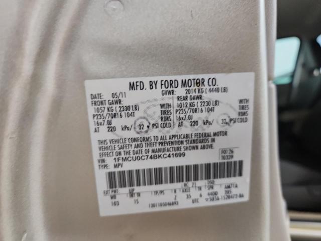 1FMCU0C74BKC41699 - 2011 FORD ESCAPE XLS GOLD photo 14