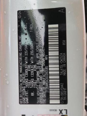 2T2BAMCA3SC093585 - 2025 LEXUS RX 350 BASE Ağ foto 14