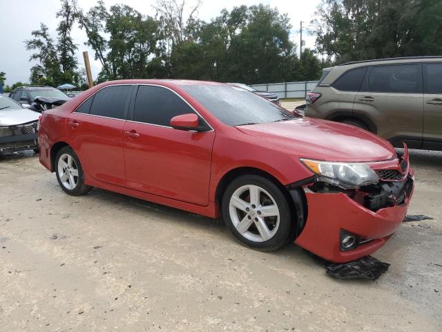 4T1BF1FKXEU750166 - 2014 TOYOTA CAMRY L RED photo 4