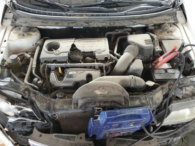 KNAFU4A27B5384674 - 2011 KIA FORTE EX WHITE photo 11