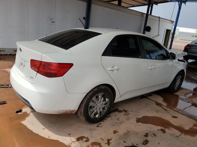 KNAFU4A27B5384674 - 2011 KIA FORTE EX WHITE photo 3