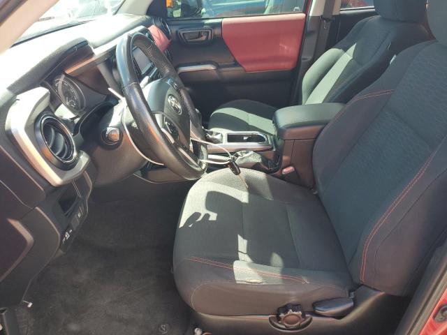 5TFAZ5CN0JX056284 - 2018 TOYOTA TACOMA DOUBLE CAB Червоний фото 7