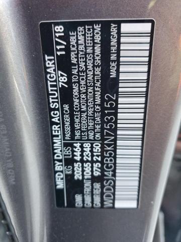 WDDSJ4GB5KN753152 - 2019 MERCEDES-BENZ CLA 250 4MATIC GRAY photo 13