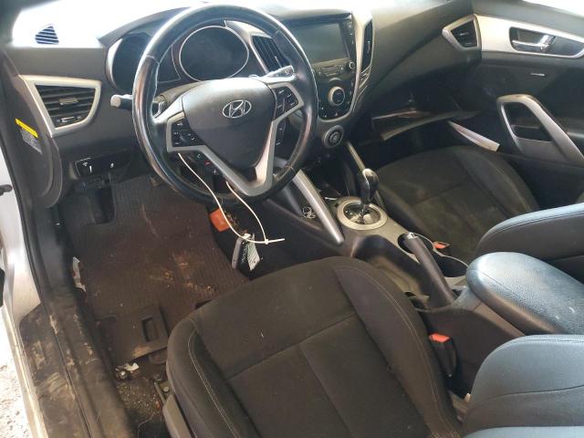 KMHTC6AD7HU324748 - 2017 HYUNDAI VELOSTER ვერცხლისფერი ფოტო 8