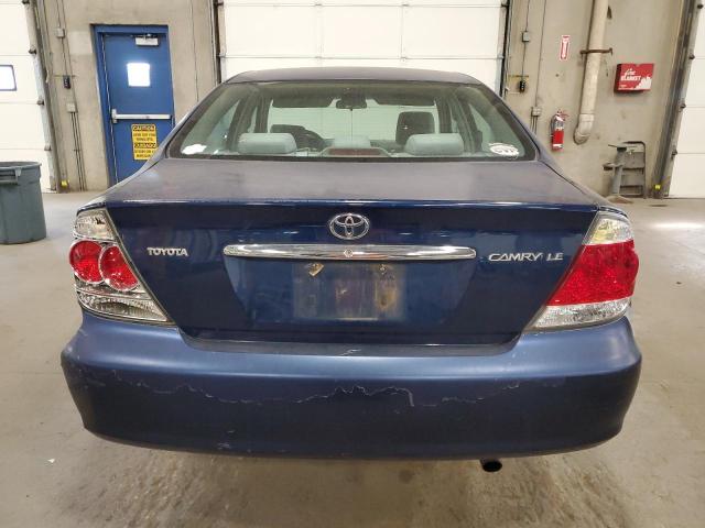 4T1BE32K95U029602 - 2005 TOYOTA CAMRY LE BLUE photo 6