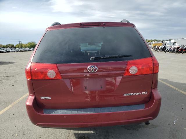 5TDYK4CC1AS342159 - 2010 TOYOTA SIENNA XLE RED photo 6
