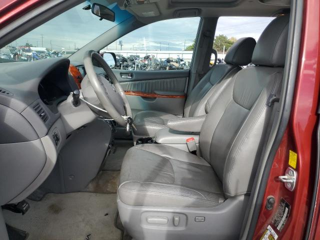 5TDYK4CC1AS342159 - 2010 TOYOTA SIENNA XLE RED photo 7