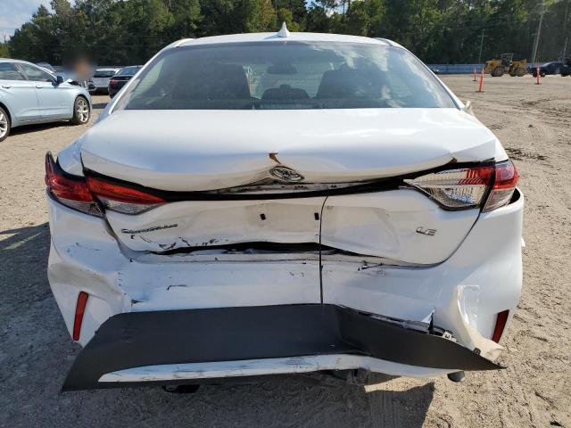 5YFEPMAE4MP181280 - 2021 TOYOTA COROLLA LE WHITE photo 6