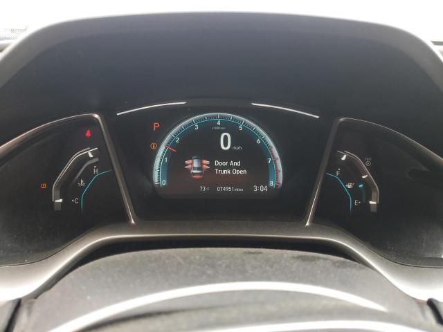 19XFC1F35HE206152 - 2017 HONDA CIVIC EX WHITE photo 9