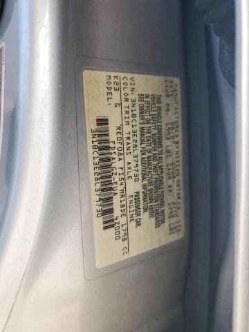 3N1BC13E28L379730 - 2008 NISSAN VERSA S SILVER photo 12