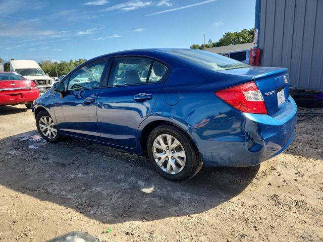 2HGFB2F51CH544723 - 2012 HONDA CIVIC LX BLUE photo 2