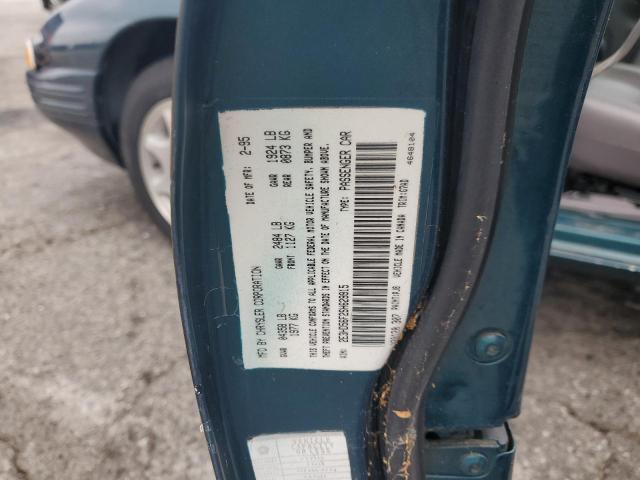 2E3HD56F2SH629915 - 1995 EAGLE VISION ESI მწვანე ფოტო 13