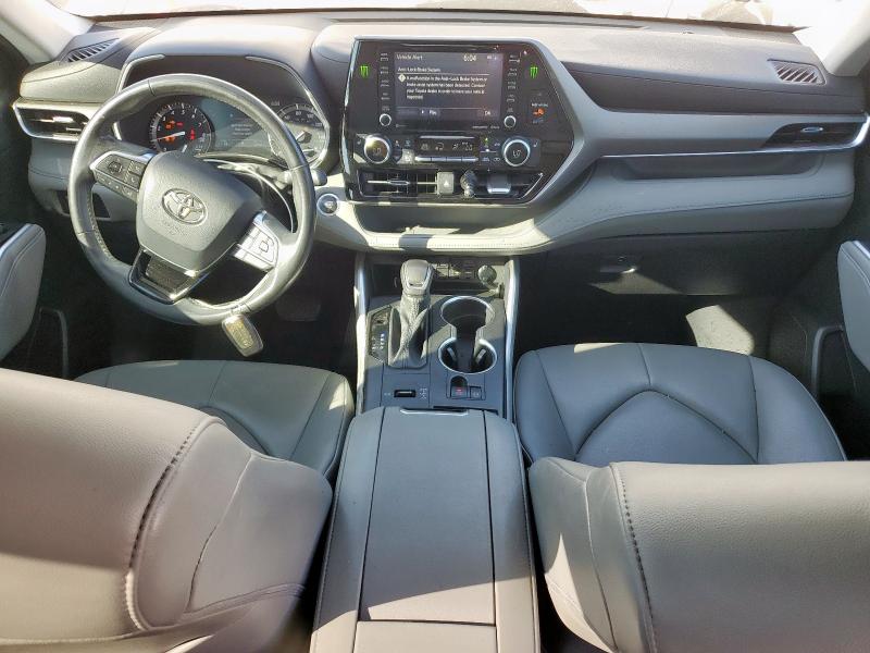 5TDGZRAH8LS513124 - 2020 TOYOTA HIGHLANDER XLE Weiß Foto 8