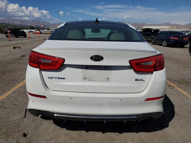 5XXGR4A61FG392475 - 2015 KIA OPTIMA SX WHITE photo 6