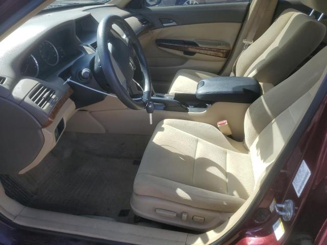 1HGCP26718A137271 - 2008 HONDA ACCORD EX MAROON photo 7