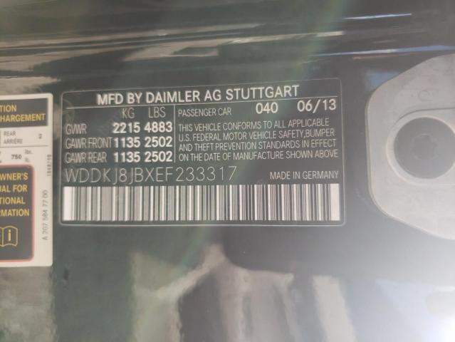 WDDKJ8JBXEF233317 - 2014 MERCEDES-BENZ E 350 4MATIC BLACK photo 12