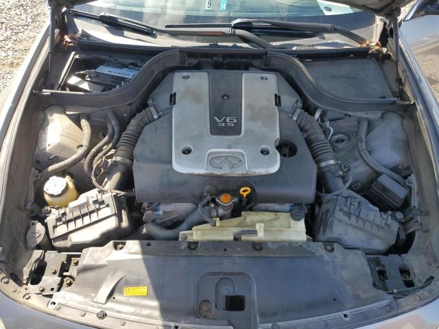 JNKBV61F08M259641 - 2008 INFINITI G35 SILVER photo 11