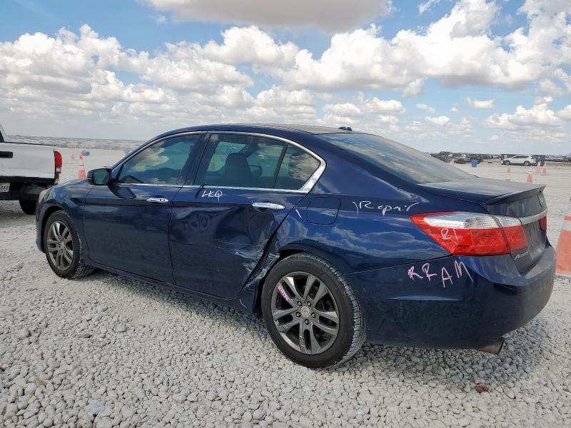 1HGCR3F83FA007773 - 2015 HONDA ACCORD EXL BLUE photo 2