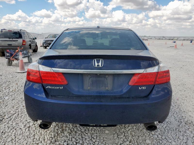 1HGCR3F83FA007773 - 2015 HONDA ACCORD EXL BLUE photo 6