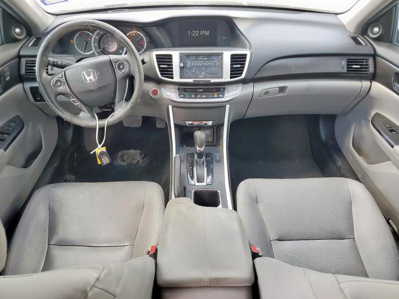 1HGCR3F83FA007773 - 2015 HONDA ACCORD EXL BLUE photo 8