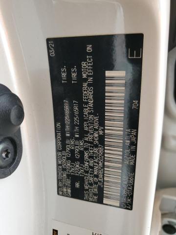 JTJDARBZ9M5029887 - 2021 LEXUS NX 300 BASE თეთრი ფოტო 13