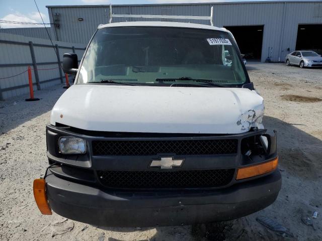 1GCSGAFX3D1148559 - 2013 CHEVROLET EXPRESS G1 WHITE photo 5