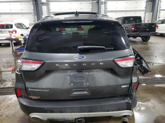 1FMCU9J91LUA59327 - 2020 FORD ESCAPE TITANIUM GRAY photo 6