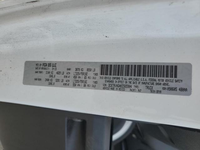 3C6TRVAGXKE565904 - 2019 RAM PROMASTER 1500 STANDARD Белый фото 12