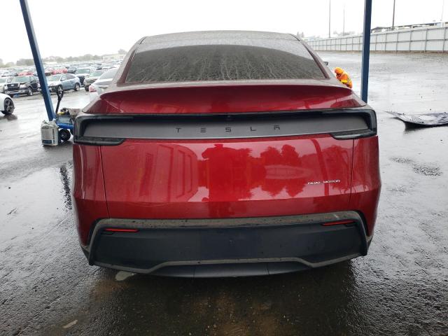 7SAYGDEE4TF339931 - 2026 TESLA MODEL Y Czerwony zdjęcie 6