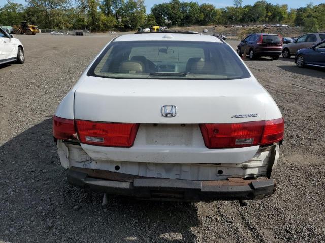 1HGCM66545A018382 - 2005 HONDA ACCORD EX WHITE photo 6