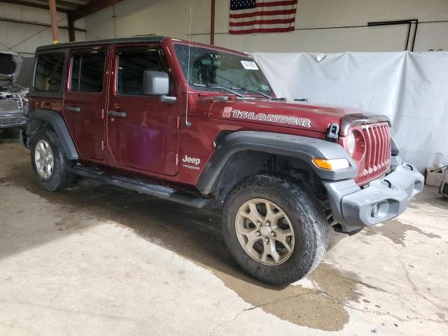 1C4HJXDN2MW558837 - 2021 JEEP WRANGLER U SPORT Qırmızı foto 4