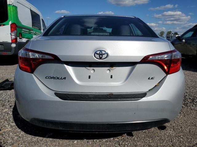 2T1BURHE1EC071173 - 2014 TOYOTA COROLLA L SILVER photo 6