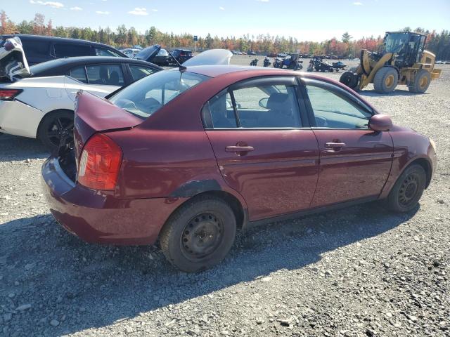 KMHCN45C26U052459 - 2006 HYUNDAI ACCENT GLS RED photo 3
