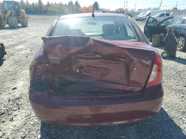 KMHCN45C26U052459 - 2006 HYUNDAI ACCENT GLS RED photo 6