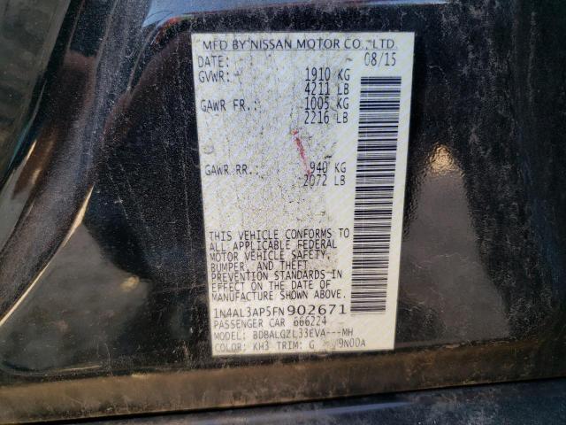 1N4AL3AP5FN902671 - 2015 NISSAN ALTIMA 2.5 Qara foto 13