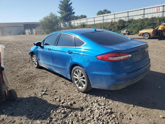 3FA6P0HD0LR167675 - 2020 FORD FUSION SE BLUE photo 2