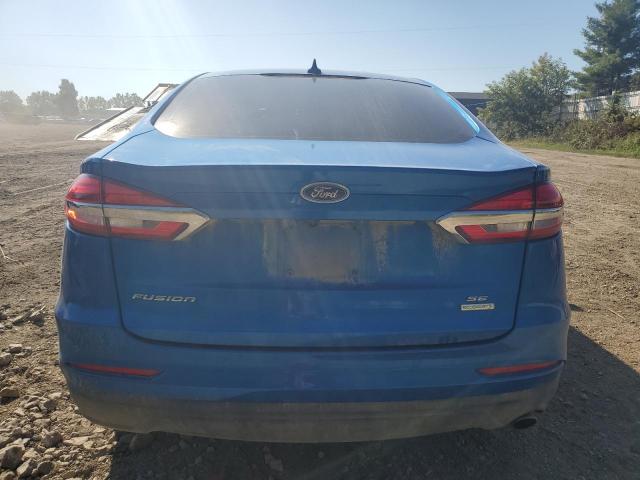3FA6P0HD0LR167675 - 2020 FORD FUSION SE BLUE photo 6