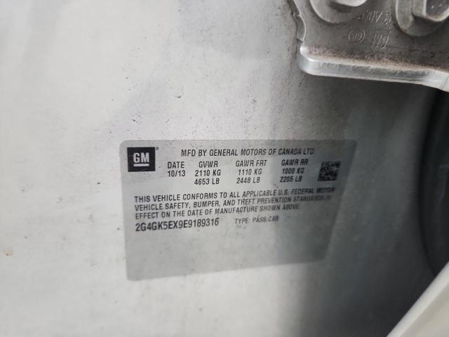 2G4GK5EX9E9189316 - 2014 BUICK REGAL SILVER photo 12