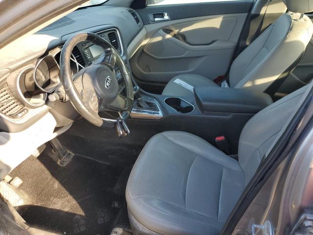 5XXGN4A72FG388357 - 2015 KIA OPTIMA EX GRAY photo 7