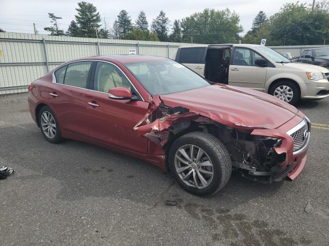 JN1BV7AR5FM397015 - 2015 INFINITI Q50 BASE RED photo 4