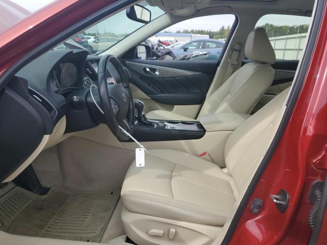 JN1BV7AR5FM397015 - 2015 INFINITI Q50 BASE RED photo 7