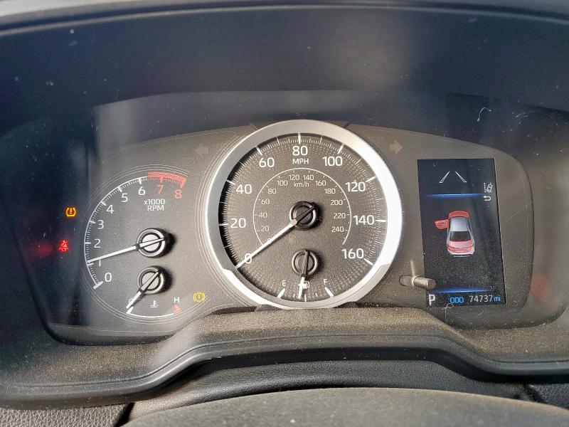 5YFEPMAE1MP256940 - 2021 TOYOTA COROLLA LE RED photo 9