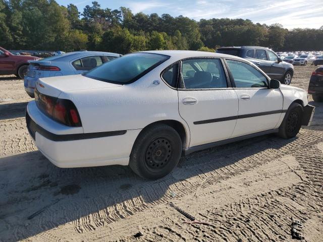 2G1WF52E549318232 - 2004 CHEVROLET IMPALA WHITE photo 3