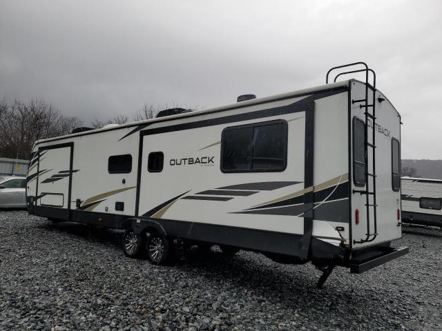4YDT34122MB454107 - 2021 KEYSTONE OUTBACK WHITE photo 3