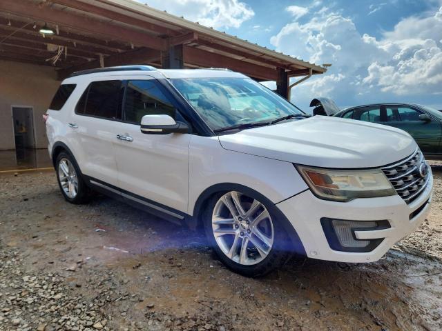 1FM5K7F83HGA55160 - 2017 FORD EXPLORER LIMITED WHITE photo 4