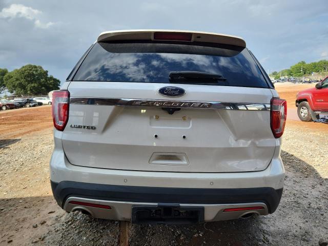 1FM5K7F83HGA55160 - 2017 FORD EXPLORER LIMITED WHITE photo 6