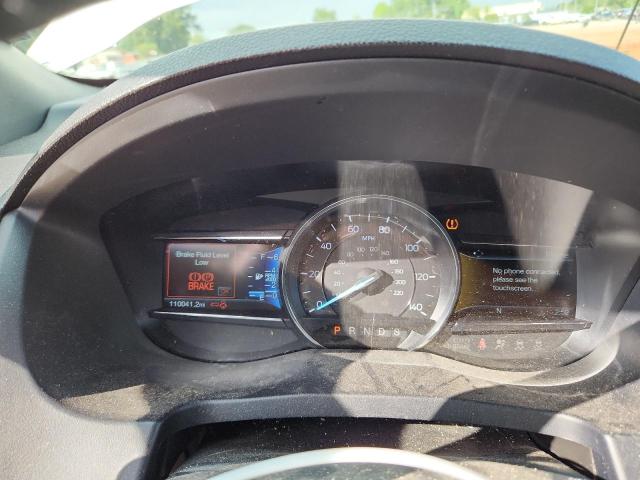 1FM5K7F83HGA55160 - 2017 FORD EXPLORER LIMITED WHITE photo 9